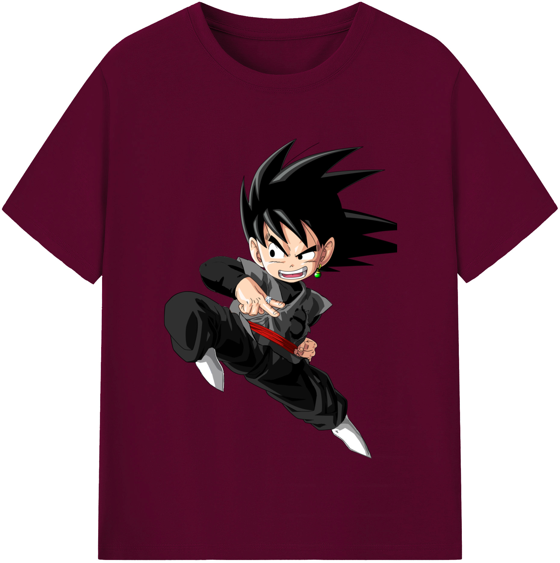 （画像用） ドラゴンボール 孫悟空（そん ごくう）Son Goku カカロット DRAGON BALL Kakarotto レディースカジュアルプリントTシャツ（綿100％）